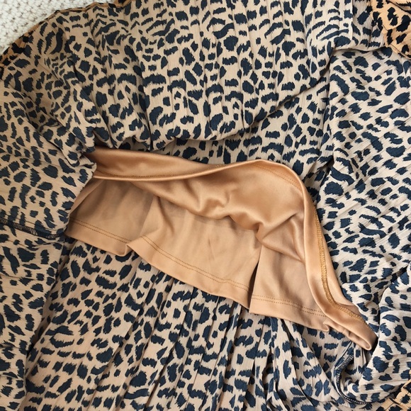 Leopard Print Spaghetti Strap Dress - Picture 8 of 9